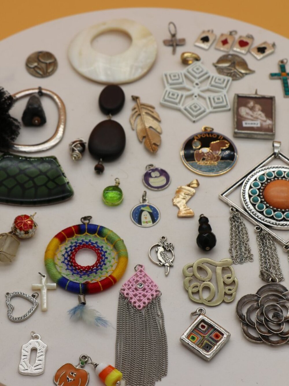 40+ Pendants, Charms, & Finales From Vintage to Modern Day Jewelry